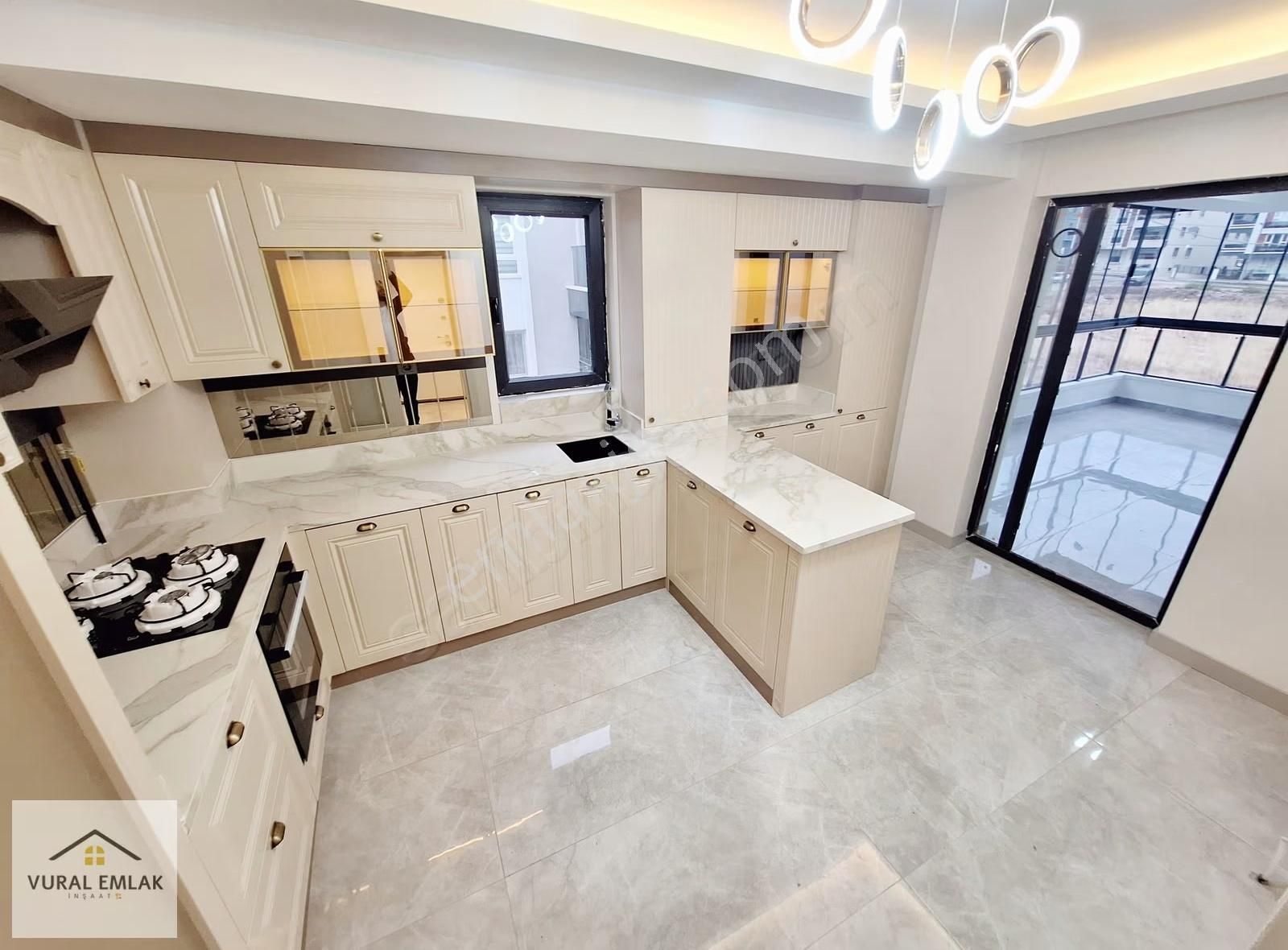 Vural,dan %80 Kredi İmkanı Ada Mutfaklı Şık Tasarım 4+1 İskanlı - Görsel 17