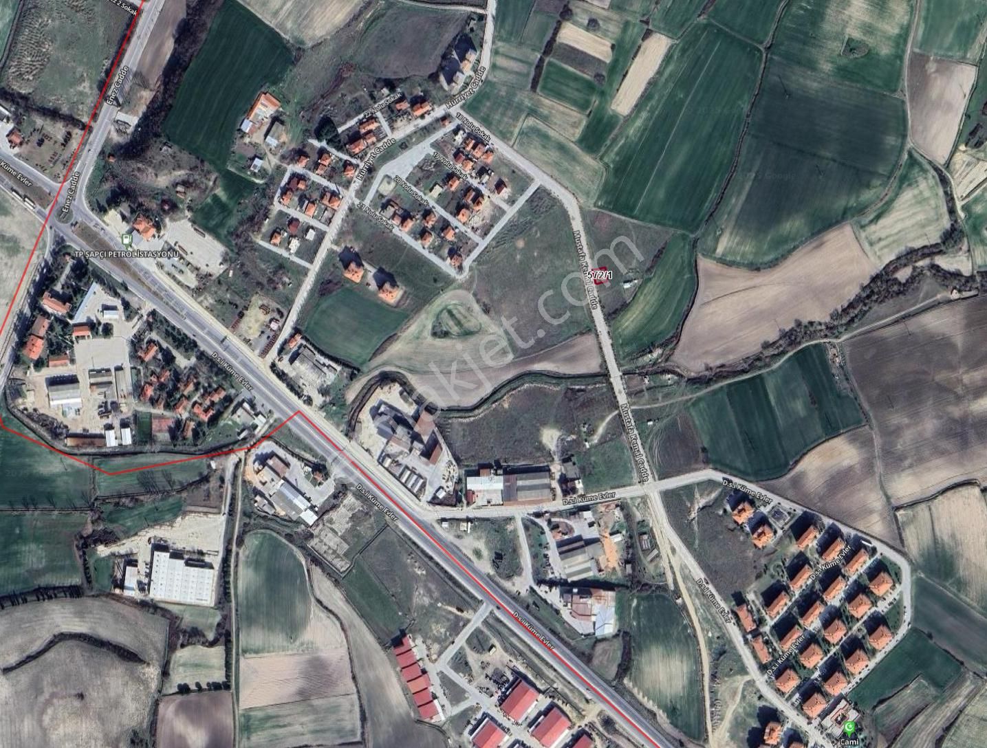 Edirne İpsala Bozkurt Mah. 300m2 İnşaata Hazır Arsa - Görsel 3