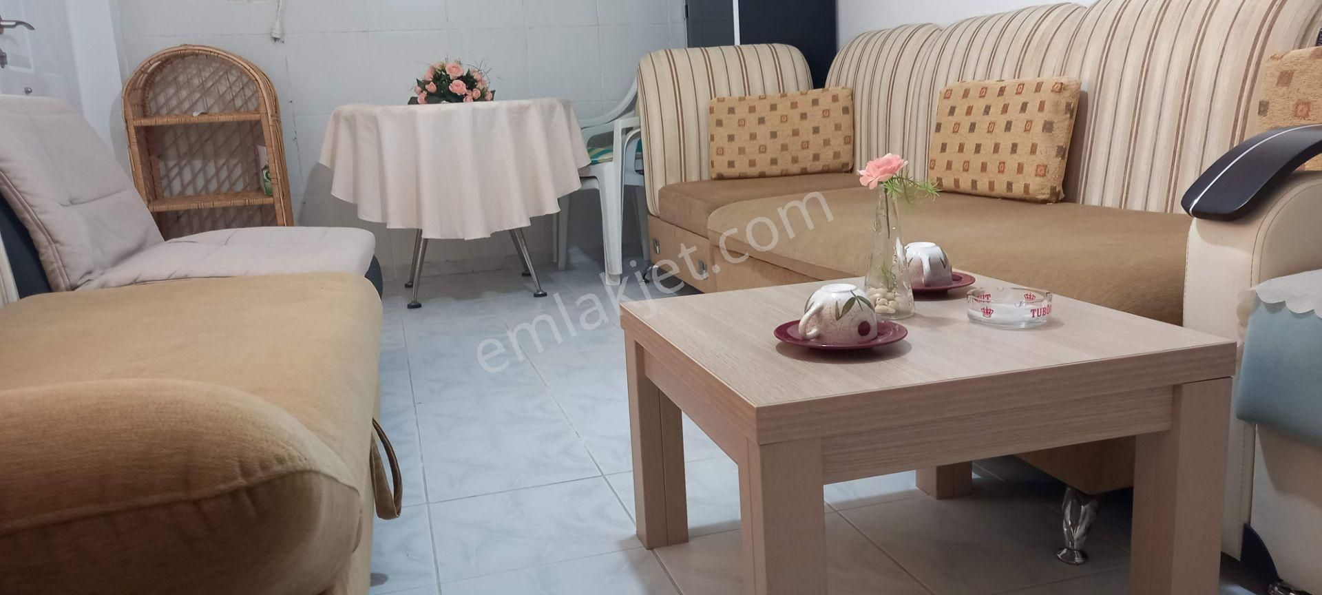 Kuşadası Karaova Mevki 4 Aylık Havuzlu Güvenlikli Sitede 1+1 Full Eşyalı Plaj 1 Km Kiralık Yazlık - Görsel 13