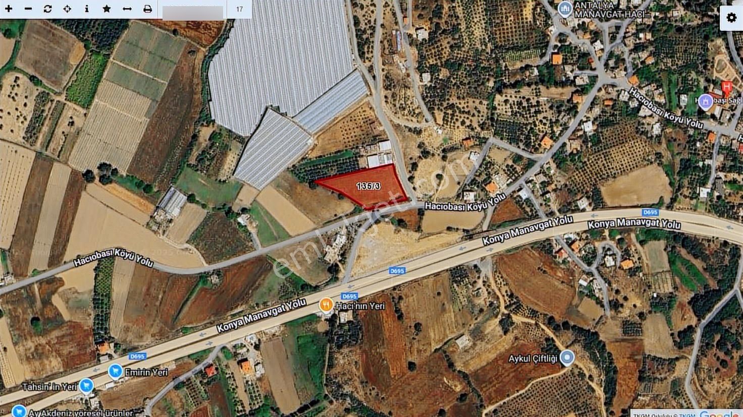 Manavgat Hacıobası Mah. Köy Yerleşim Merkezi İçinde Fırsat Arazi - Görsel 9