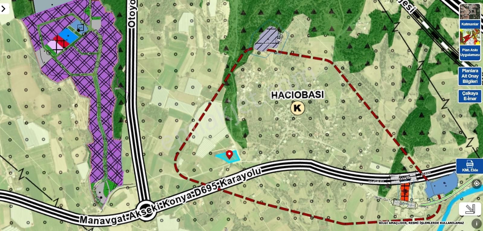 Manavgat Hacıobası Mah. Köy Yerleşim Merkezi İçinde Fırsat Arazi