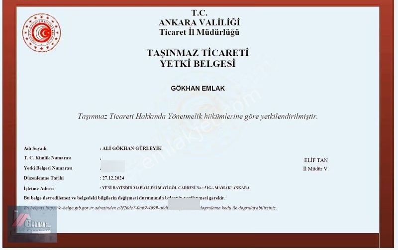 Gökhan Emlak'tan Kıbrıs Köyü'nde İmarsız 250m2 Arsa - Görsel 2