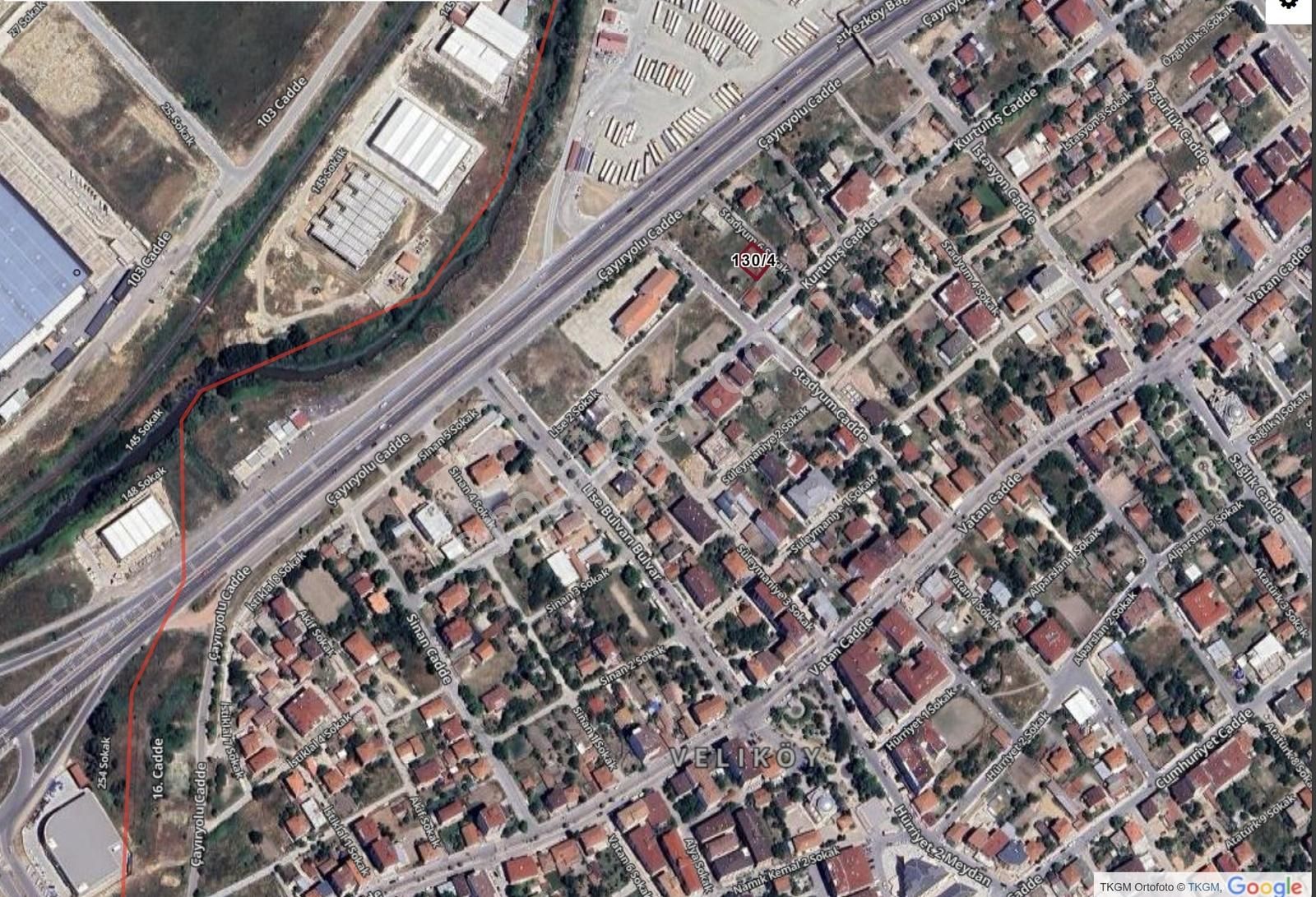 Çerkezköy Veliköy Mah. 331 M2 Konut İmarlı Arsa