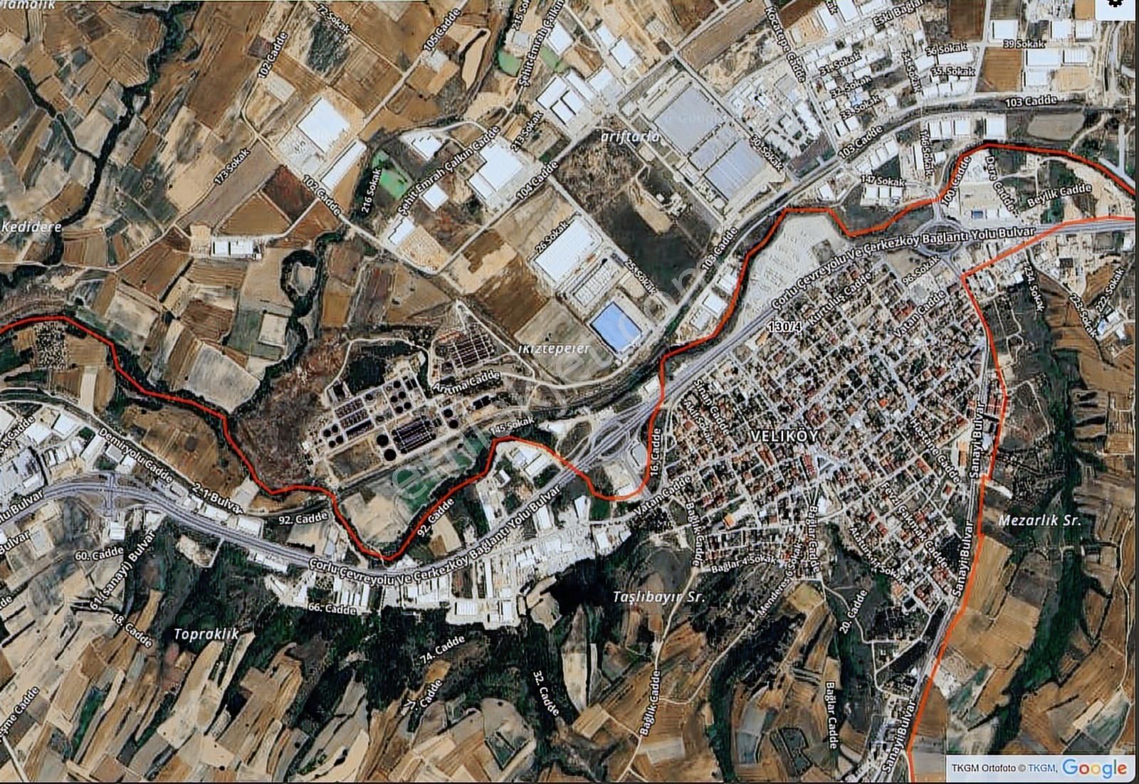 Çerkezköy Veliköy Mah. 331 M2 Konut İmarlı Arsa - Görsel 5