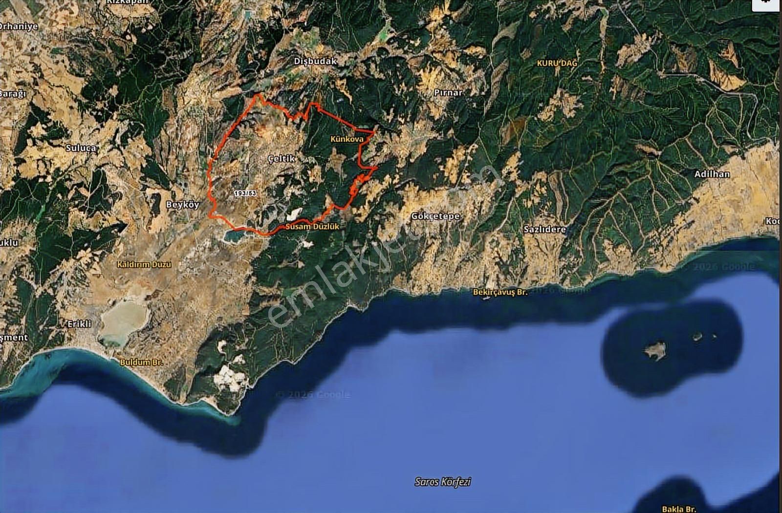 Keşan Çeltik Köyünde 7.471 M2 Kadastrol Yola Cephe Tarla - Görsel 6