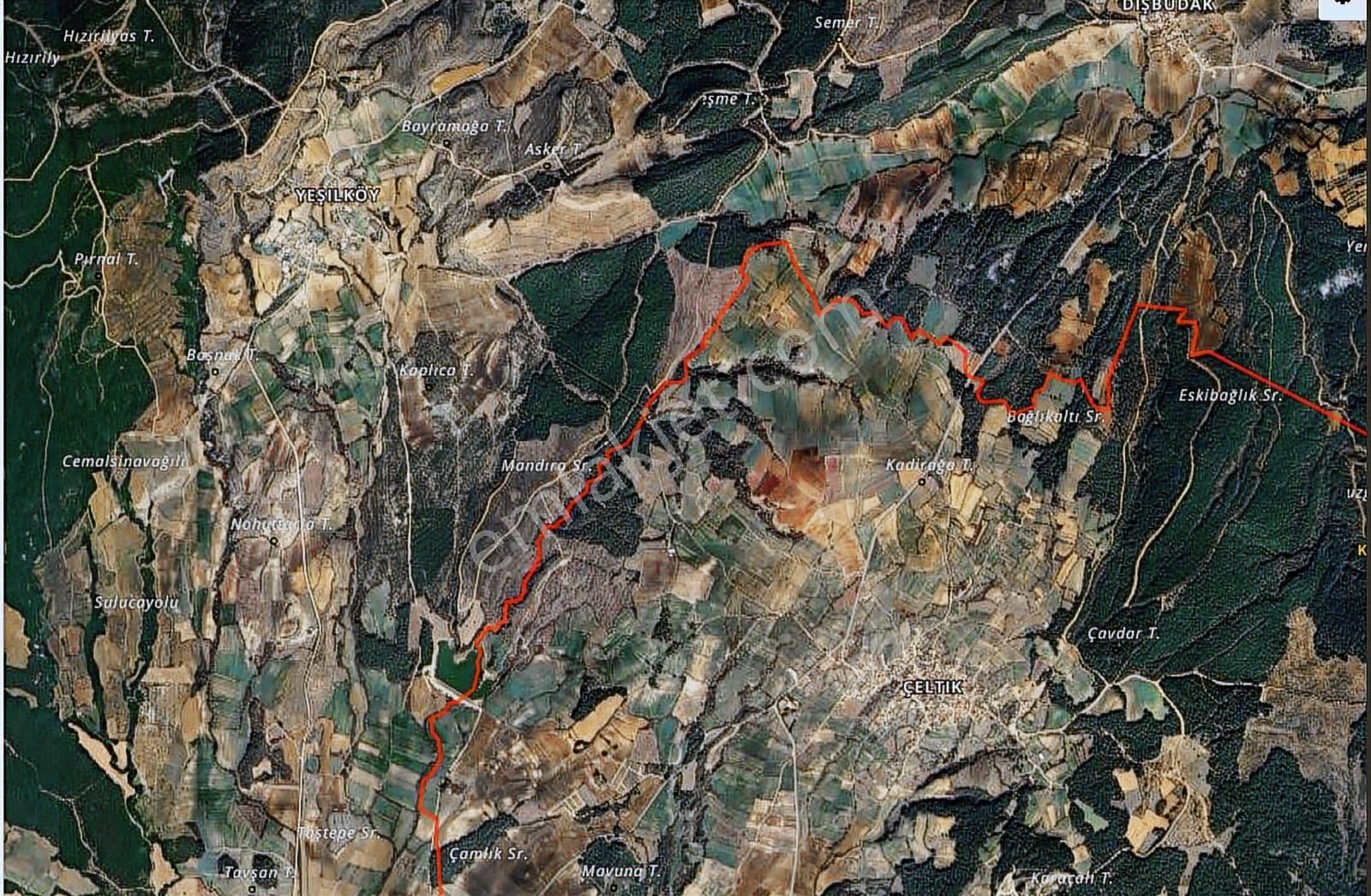 Keşan Çeltik Köyünde 7.471 M2 Kadastrol Yola Cephe Tarla - Görsel 5