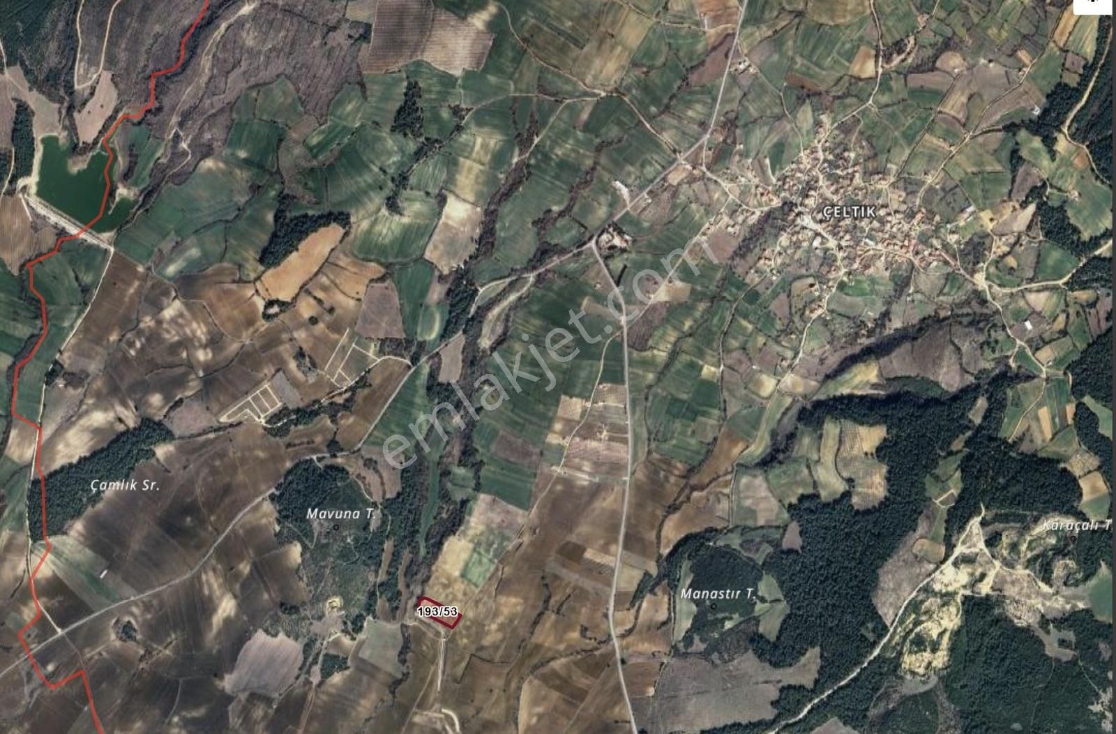 Keşan Çeltik Köyünde 7.471 M2 Kadastrol Yola Cephe Tarla - Görsel 4