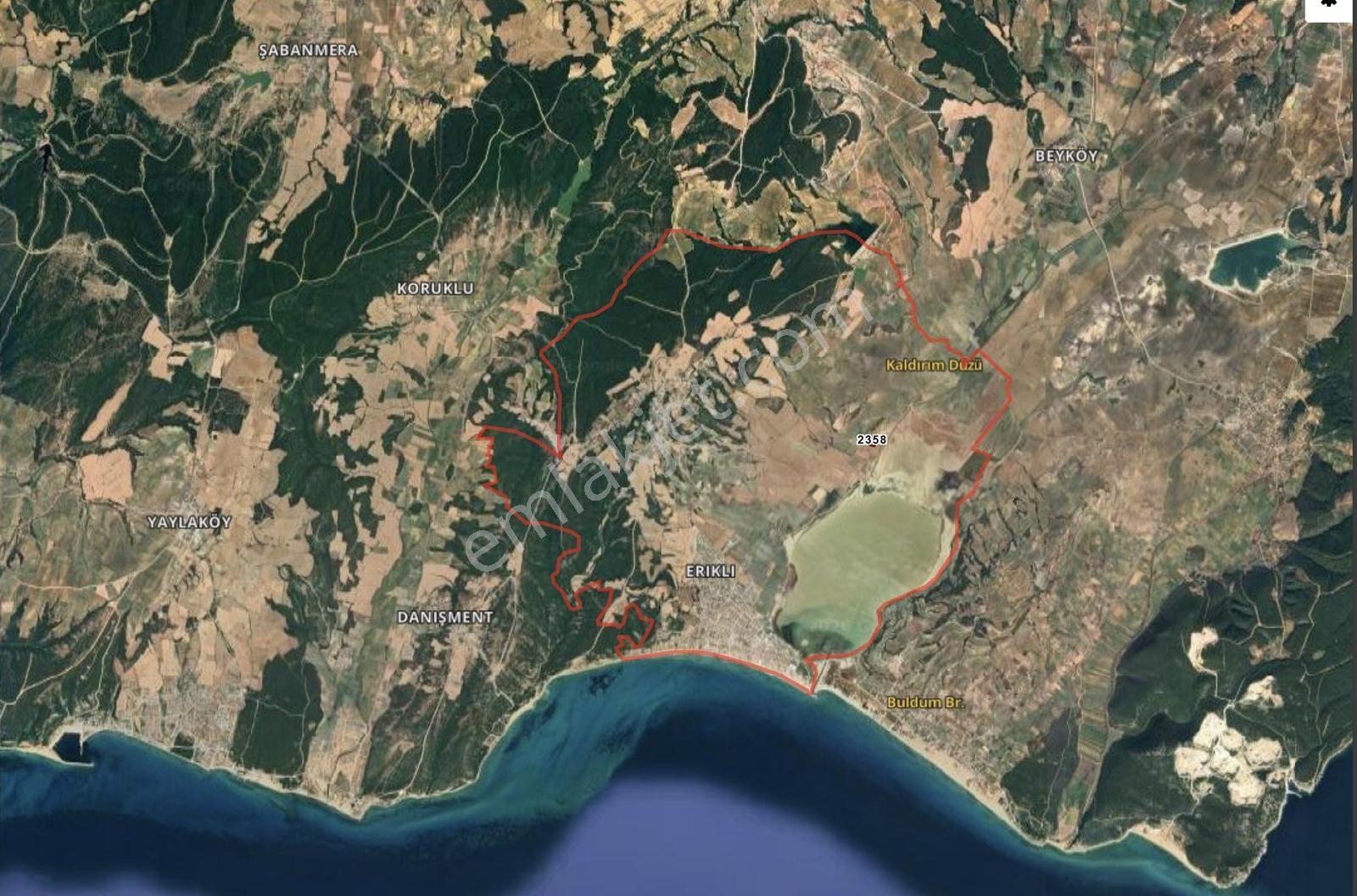 Keşan Erikli Köyünde Kadastrol Yola Cephe 4.150 M2 Tarla - Görsel 3