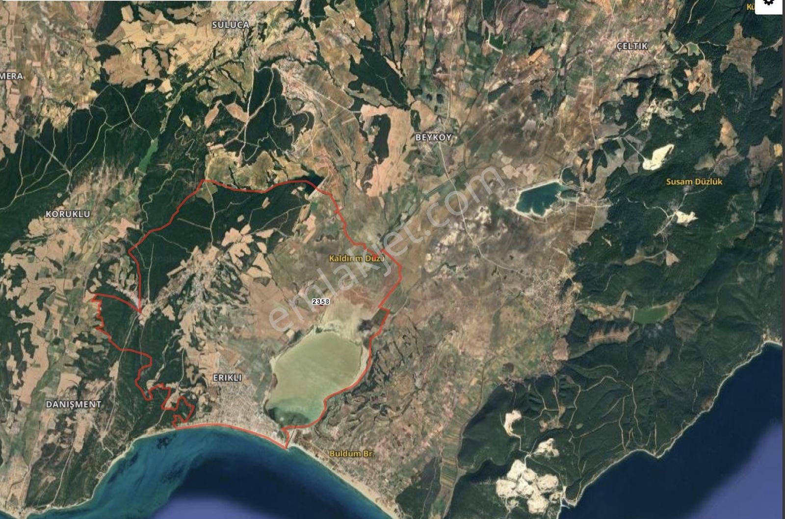 Keşan Erikli Köyünde Kadastrol Yola Cephe 4.150 M2 Tarla - Görsel 7