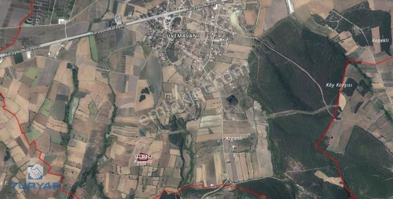 Çanakkale Biga Güvemalan 5.908m2 Deniz Manzaralı Fırsat Tarla - Görsel 6