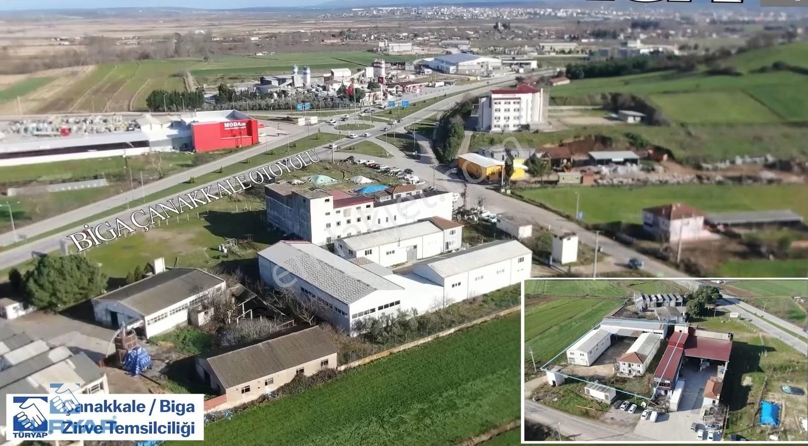 Biga Kaldırımbaşında 250 M² Kiralık İmalathane & Depo - Görsel 1