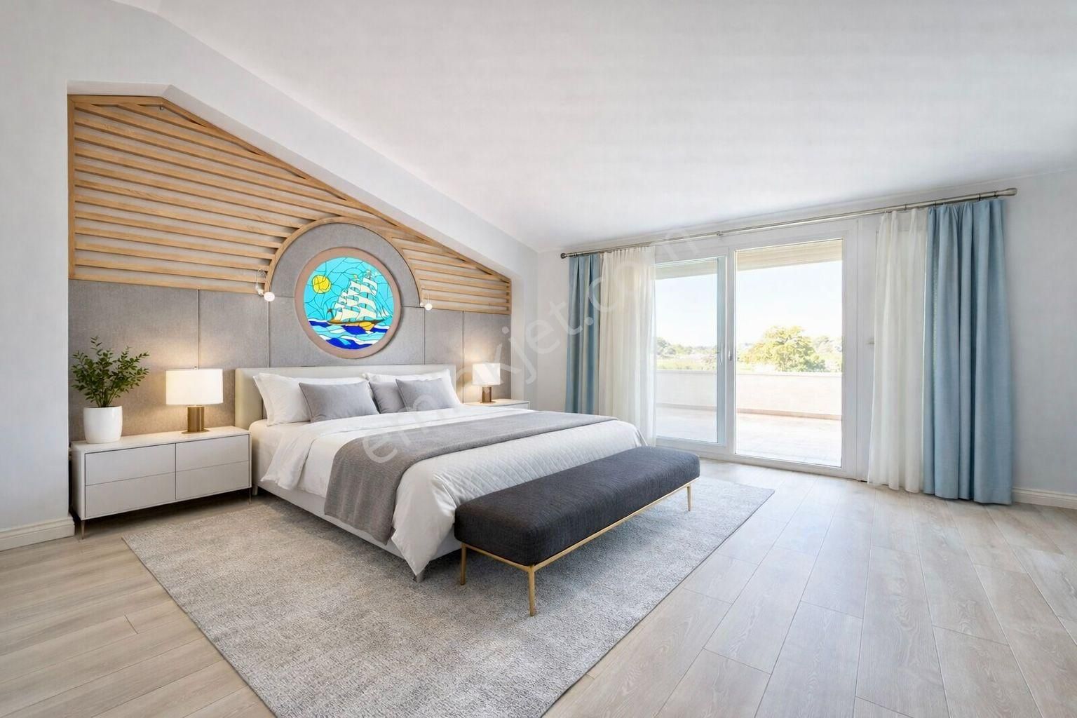 Urla Doğa Park Villaları Satılık 4+1 Özel Tasarım Eşyalı Dubleks Villa - Görsel 5