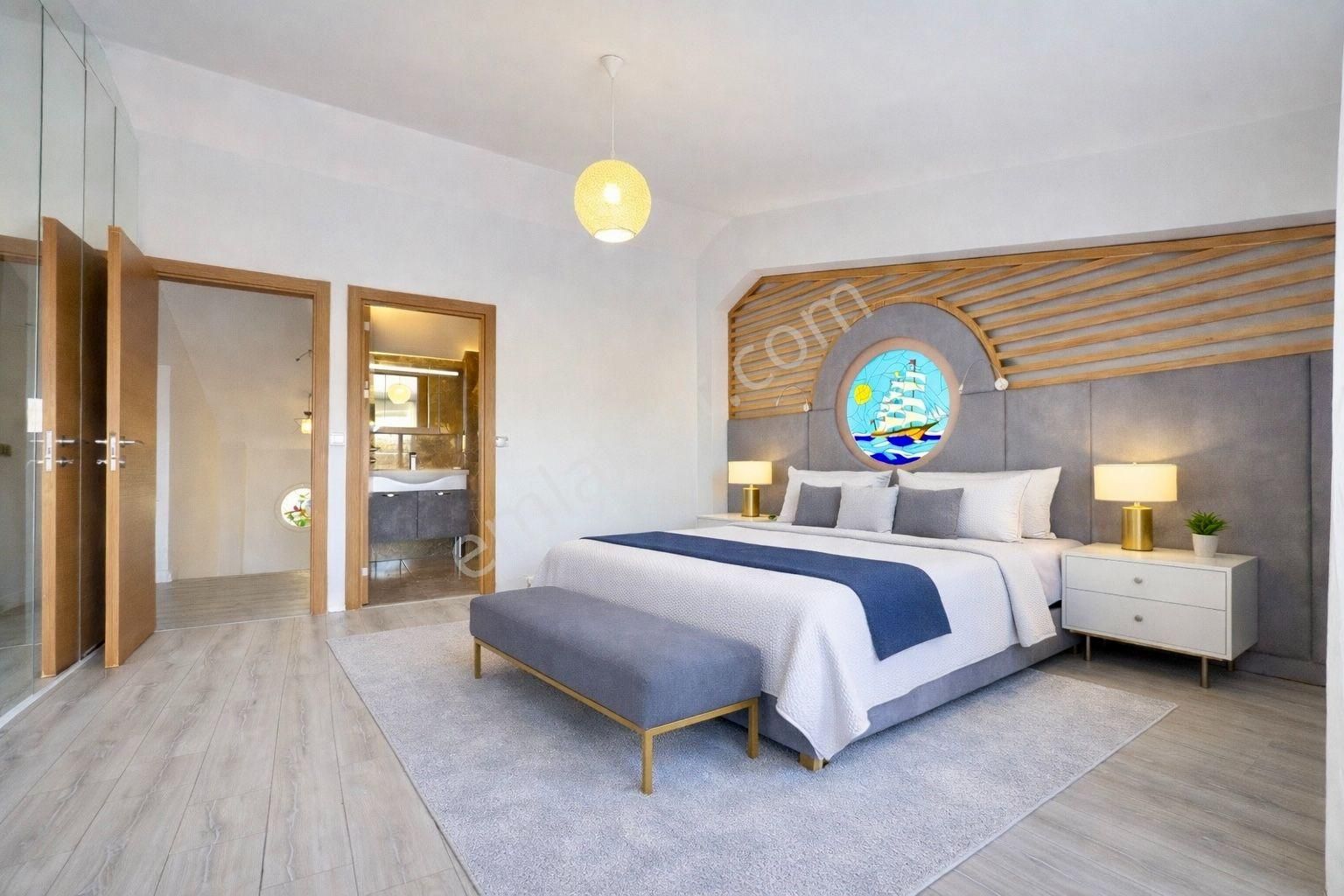 Urla Doğa Park Villaları Satılık 4+1 Özel Tasarım Eşyalı Dubleks Villa - Görsel 23