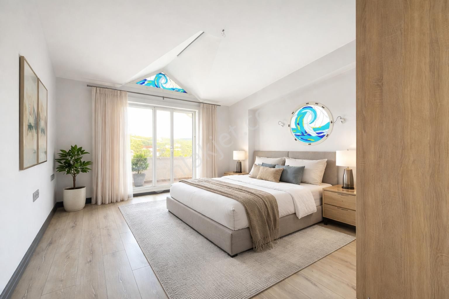 Urla Doğa Park Villaları Satılık 4+1 Özel Tasarım Eşyalı Dubleks Villa - Görsel 7