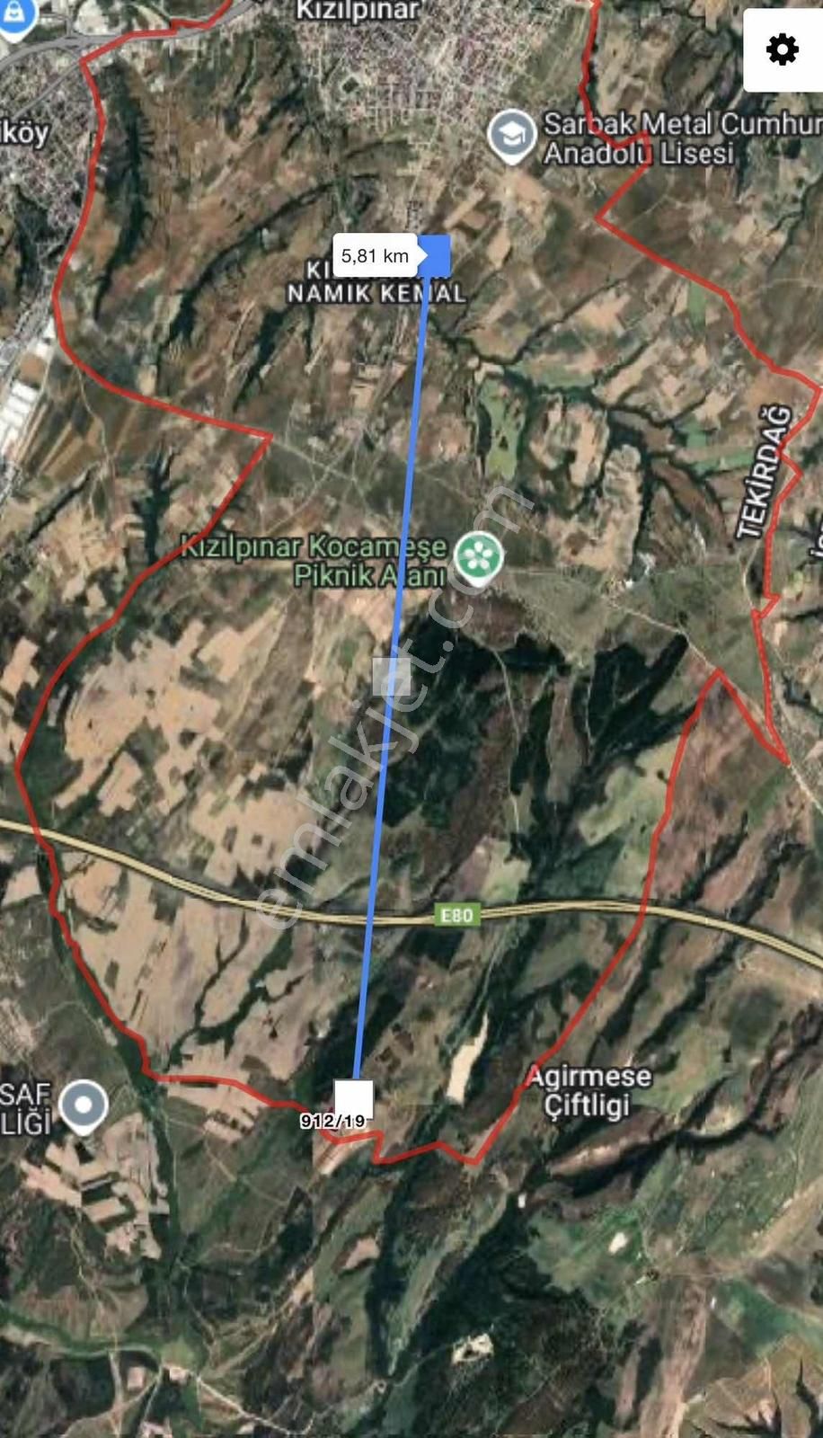 Kızılpınar Mahallesinde Emsallerin Altında Satılık Arazi - Görsel 3