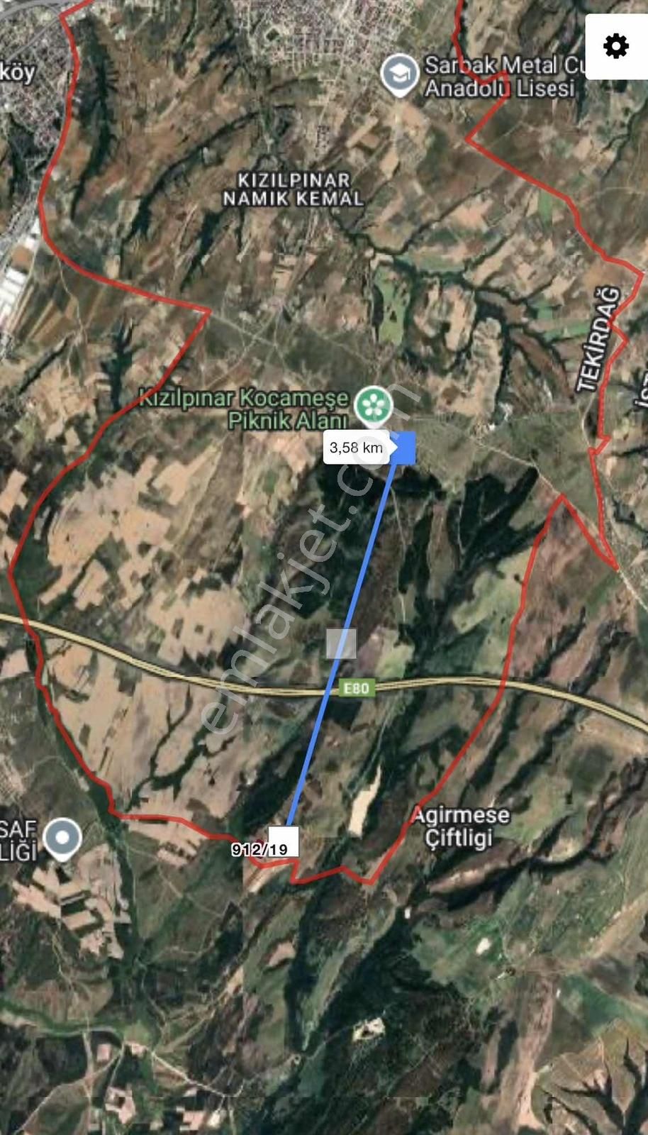 Kızılpınar Mahallesinde Emsallerin Altında Satılık Arazi - Görsel 2