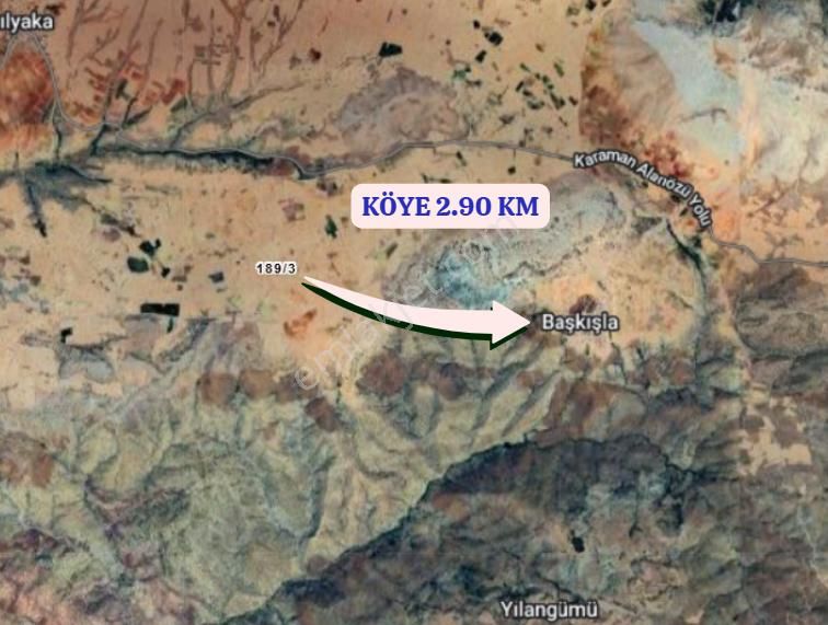 Karaman Merkez Başkışla Köyünde 1.500 M² Tarla Satılıktır - Görsel 4