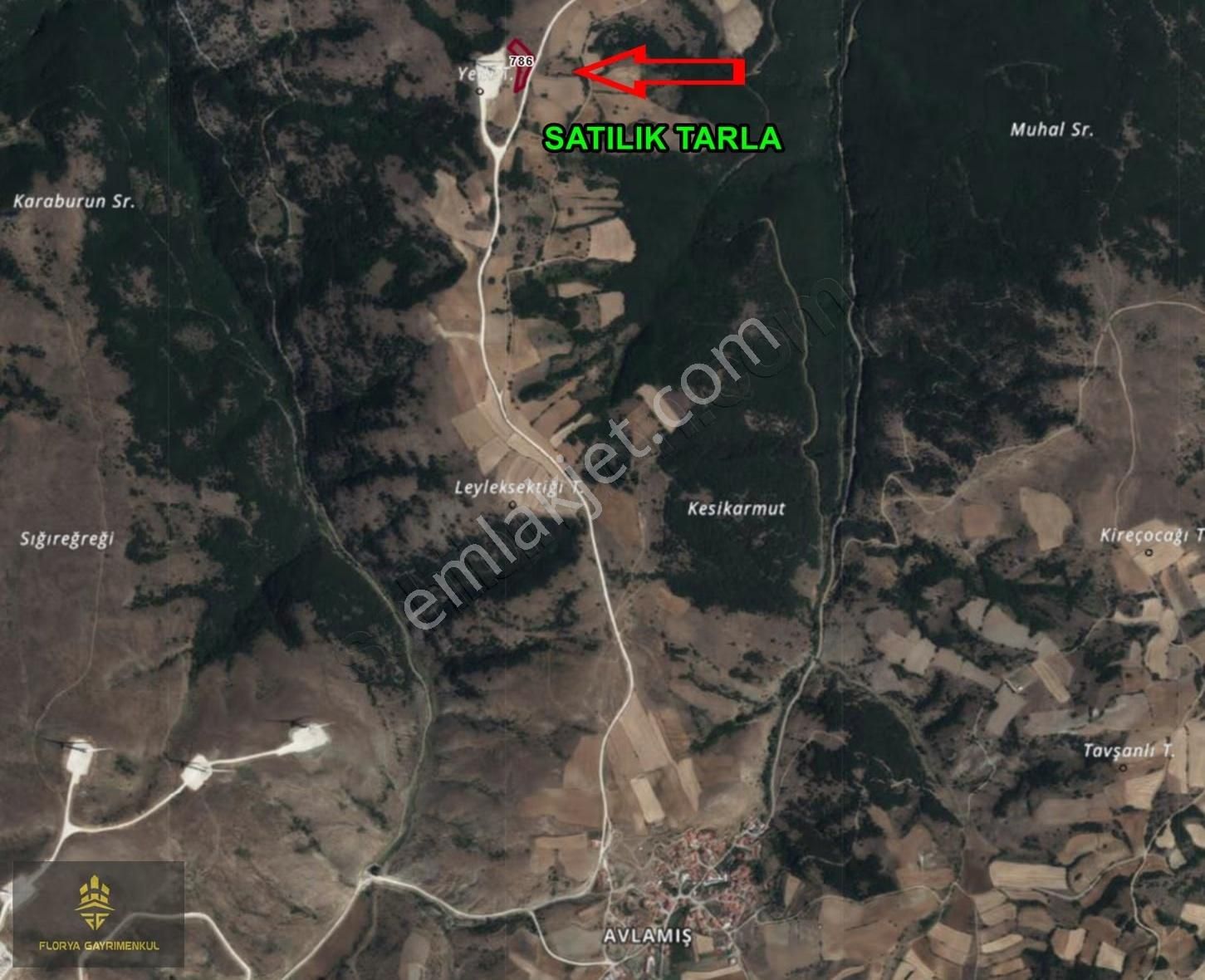 Avlamış Mahallesinde Yatırımlık Yolu Olan 4315 M² Tarla - Görsel 4