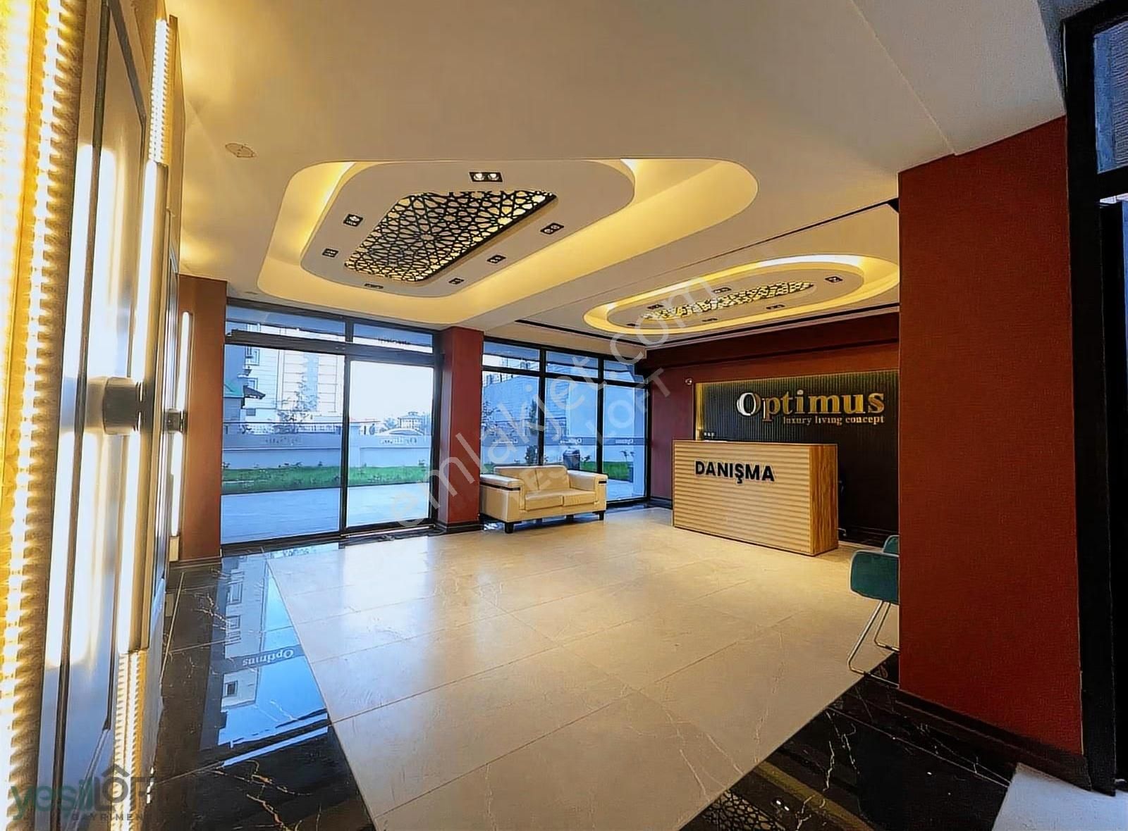 Elma Optimus'da 1+1 Eşyasız Otel Konforunda Daireler