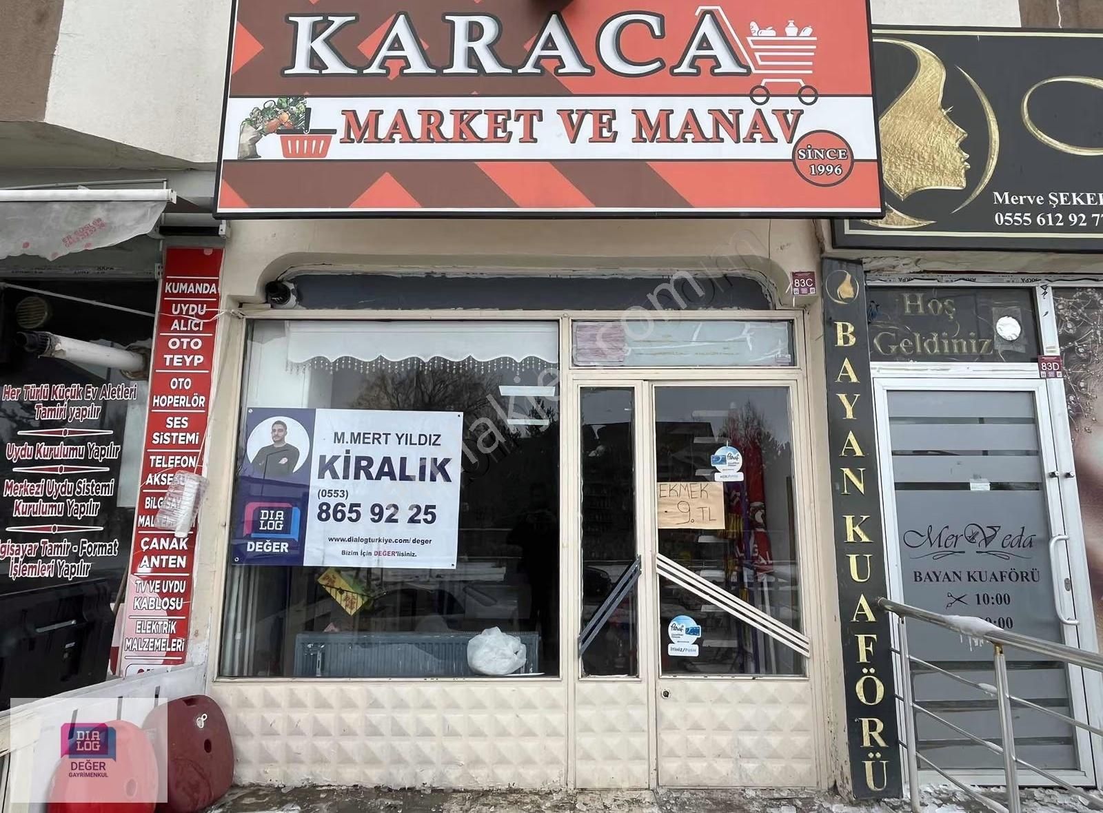Değer Gm'den Dadaşkentte Cadde Üzeri Kiralık İşyeri