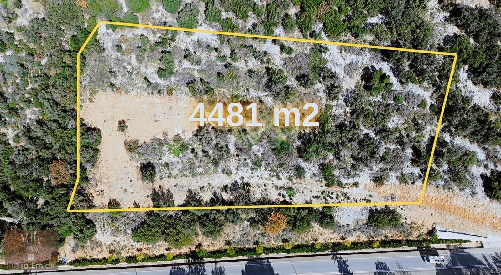 Kaş'ta Eşsiz Deniz Manzaralı 4481m2 Yatırımlık Arsa