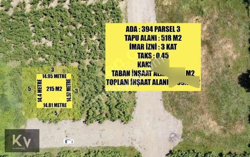 Kv Gayrimenkul'den Cumayeri Orta Mah.satılık 518 M² İmarlı Arsa - Görsel 3