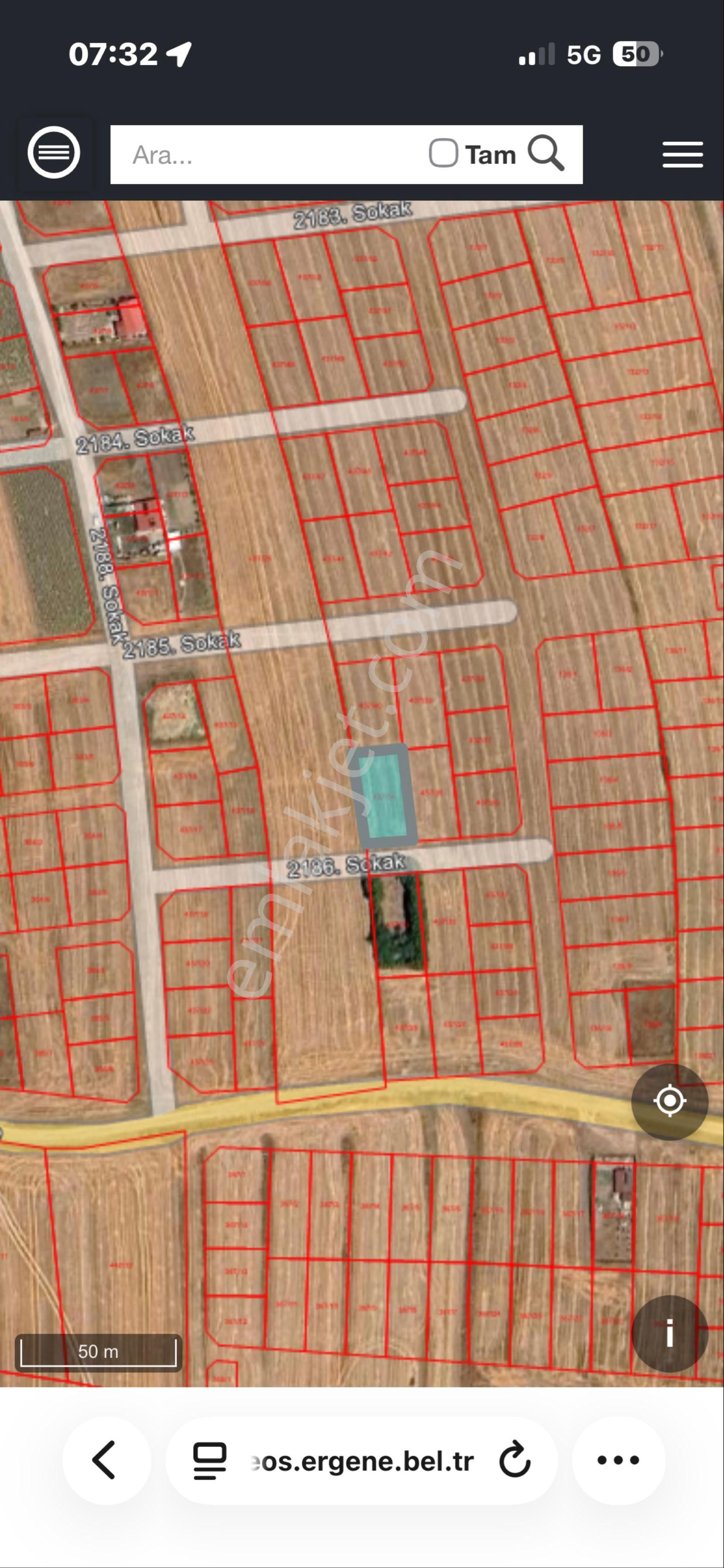 Sahibinden Ergene-misinlide 462 M2 Satılık Arsa