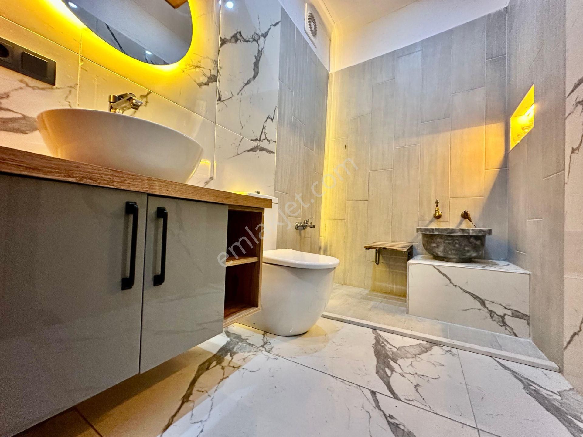 ꧁ay Emlaktan꧂kızılkeçili'de**full Eşyalı**özel Alaçatı Konseptli Şık Dizaynlı Türk Hamamlı Köyevi - Görsel 21