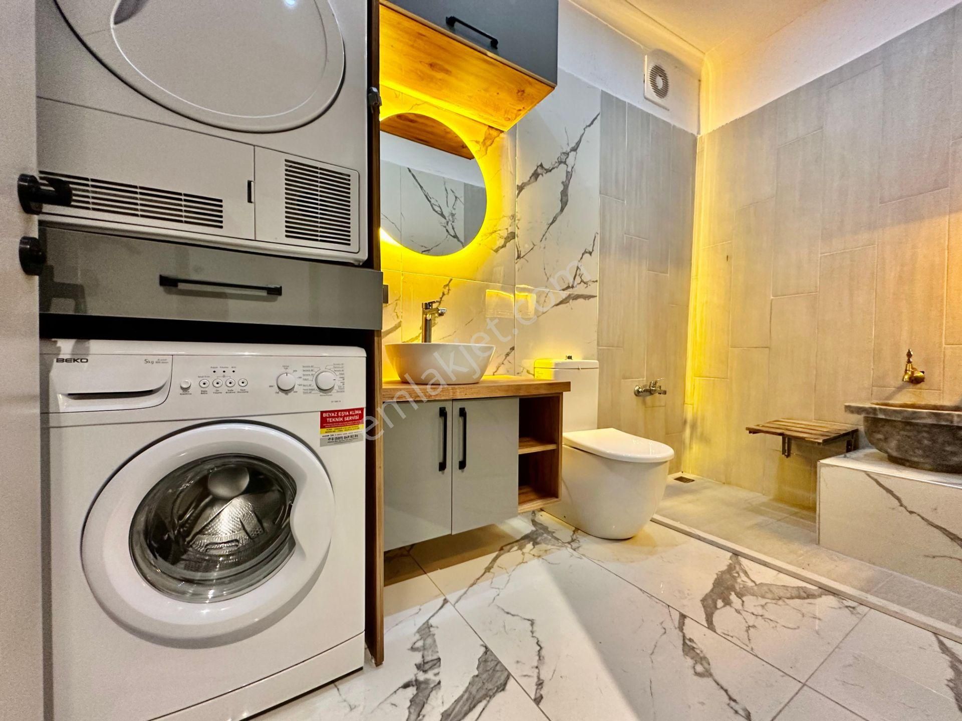 ꧁ay Emlaktan꧂kızılkeçili'de**full Eşyalı**özel Alaçatı Konseptli Şık Dizaynlı Türk Hamamlı Köyevi - Görsel 19