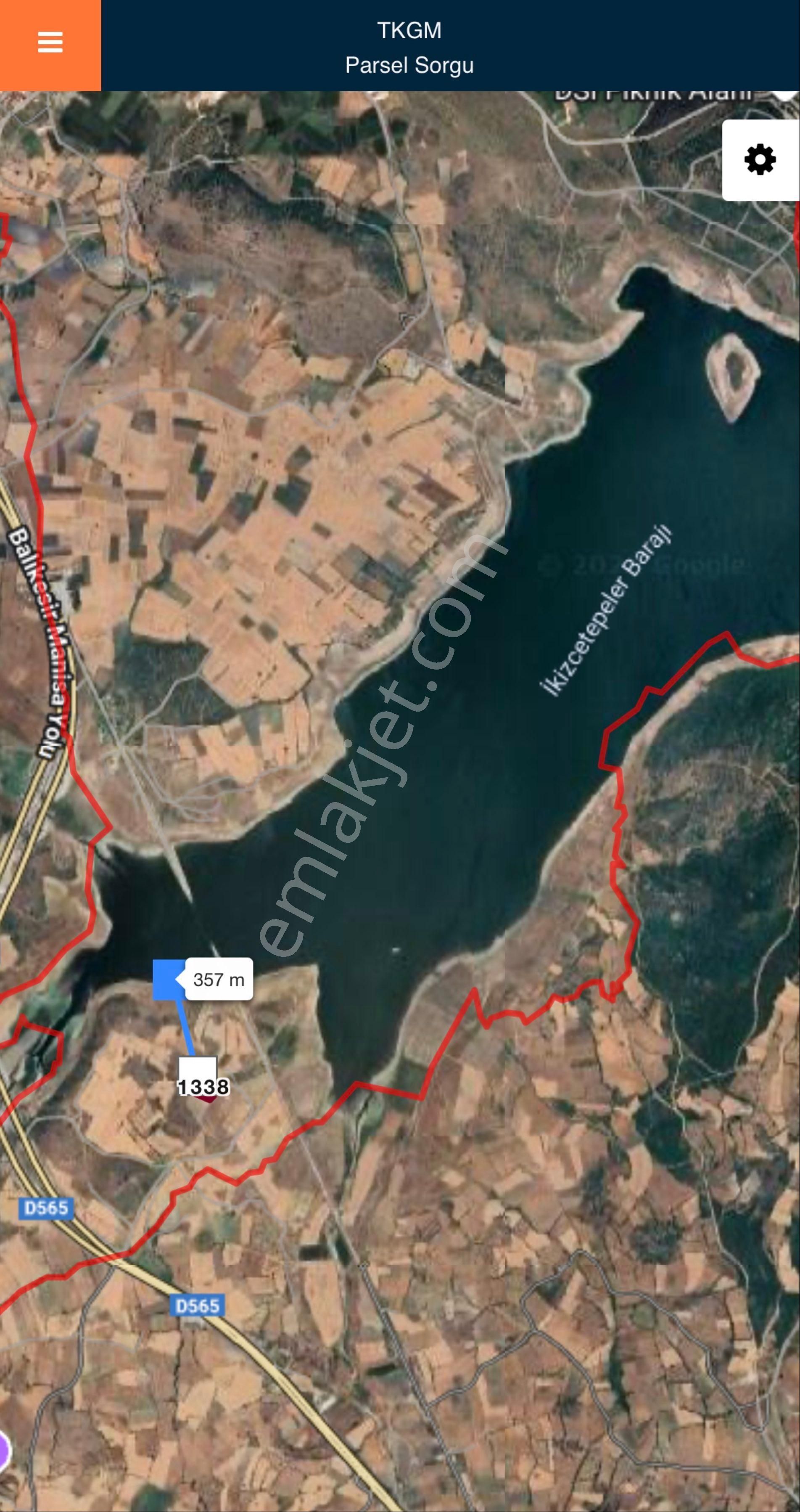 Balcity - Altıeylül Selimiye'de 4.963 M2 Yola Ve Meraya Cepheli Hobi Bahçesi - Görsel 5