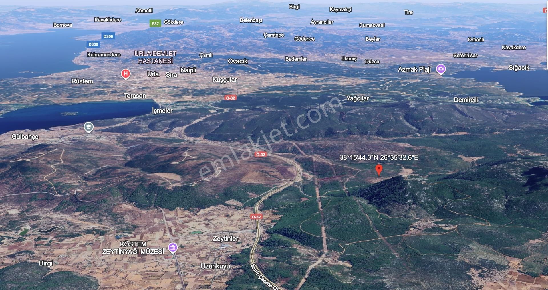 Urla Zeytinler'de 963 M2 Doğa İçinde Arsa - Görsel 4