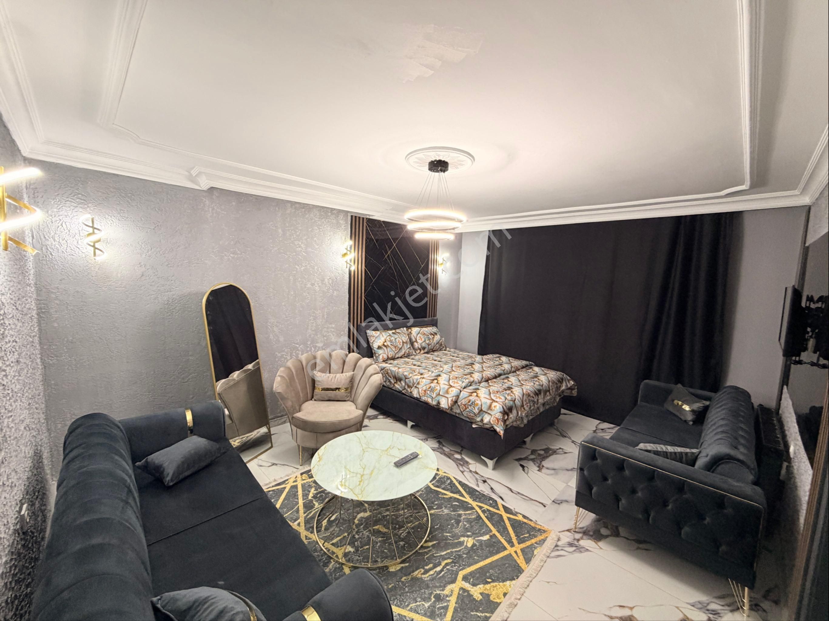 Etlik Hastane Yakını Lüxs Klimalı Sıfır Yapılmış Günlük Kiralık Full Eşyalı Daireler - Görsel 19