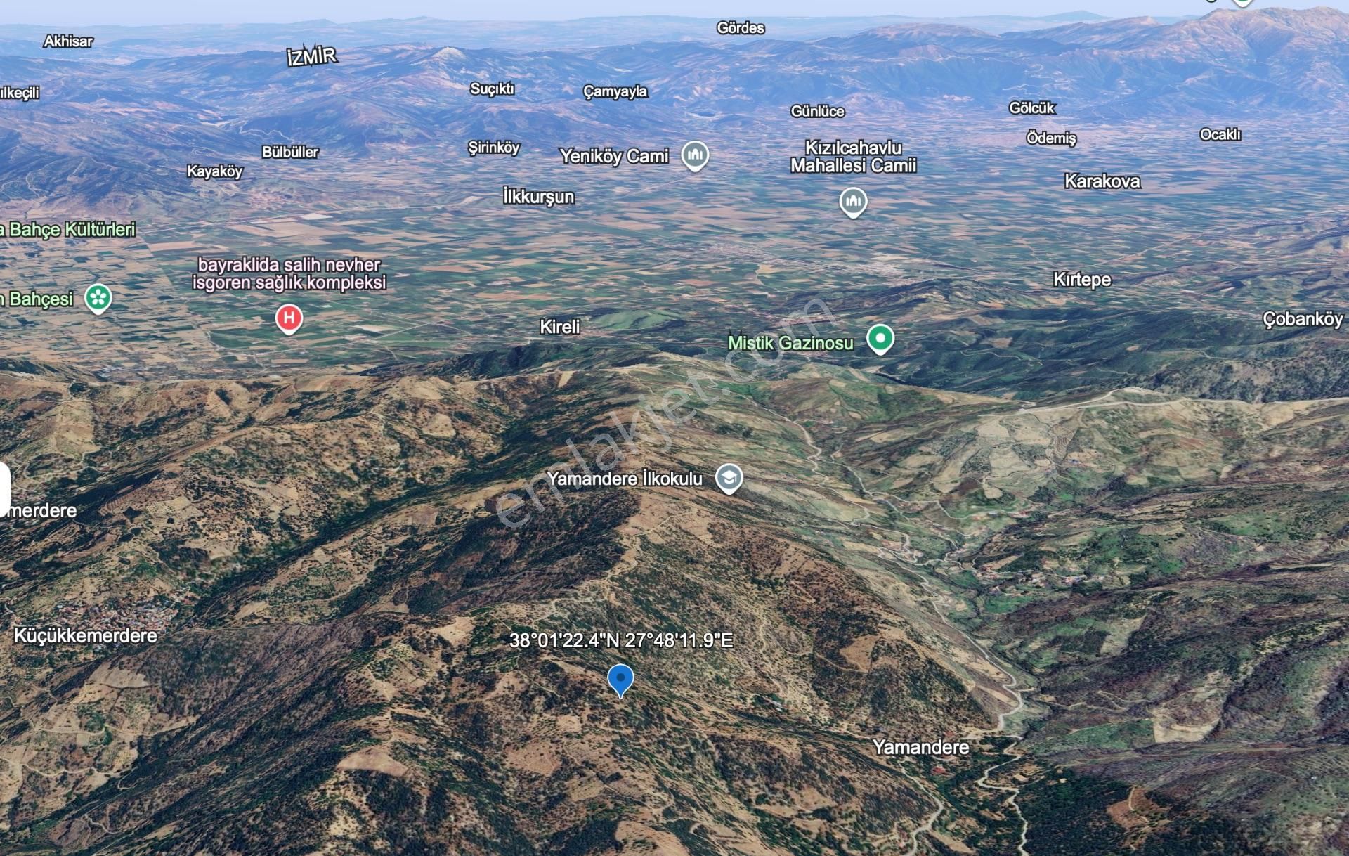 Tire Yamandere'de 3,806 M2 Yatırımlık Ceviz Bahçesi - Görsel 5