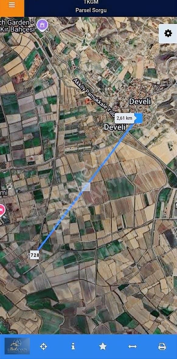 Pammukkale Travertenlere Yakın Satılık Tarla - Görsel 2