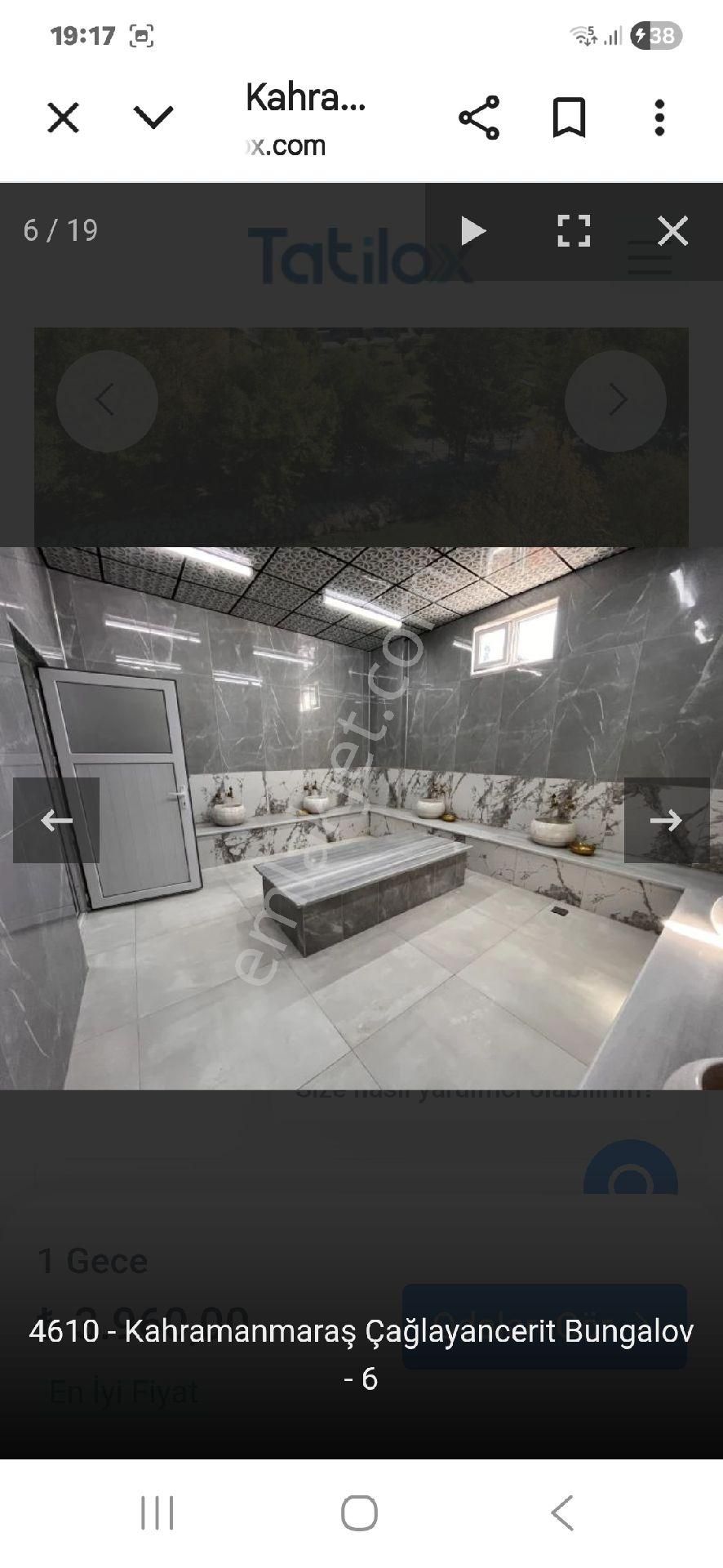 7 Adet Bongalov Evi Ve Restorant Hamam - Görsel 12