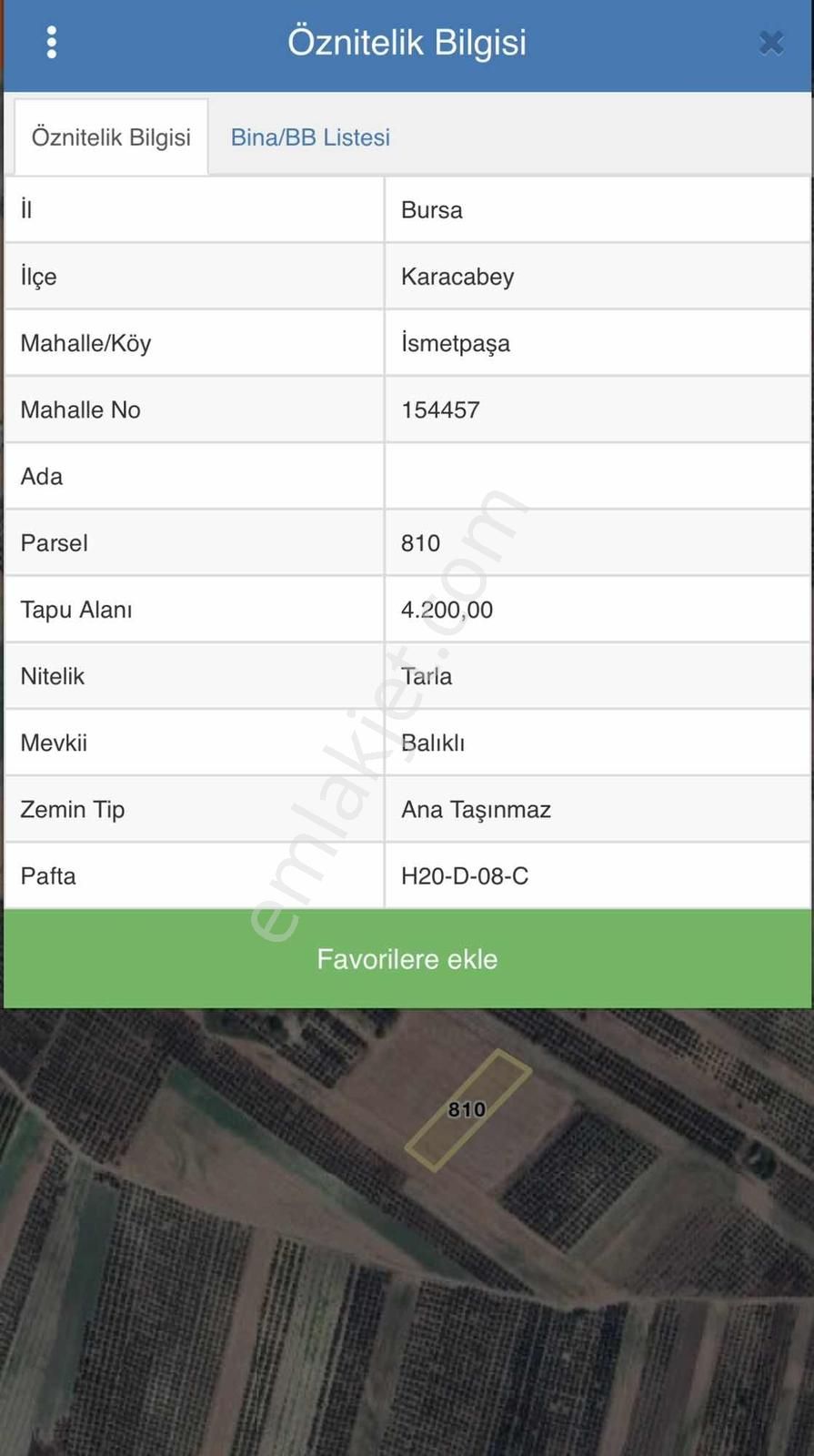 Karacabeyin İncisi İsmetpaşada Tek Parça Kupon Tarla - Görsel 4