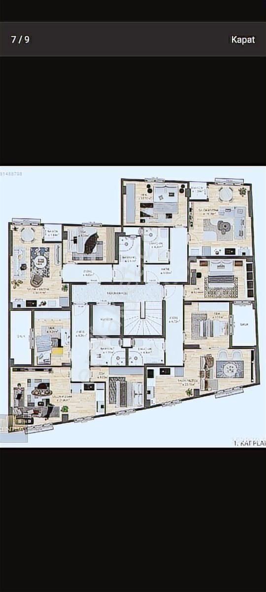 Çanakkale Ezine Vizyonpark Evleri Yatırımlık 1*1 Daire " - Görsel 8