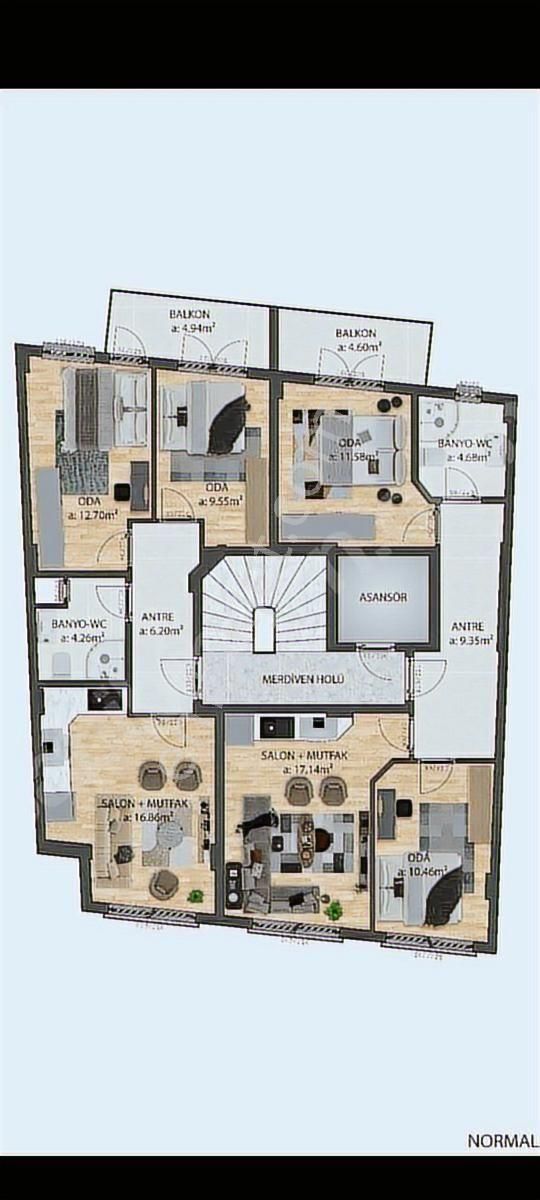 Çanakkale Merkez Barbaros Mah Bahçe Katı Bahçeli Daire " - Görsel 2