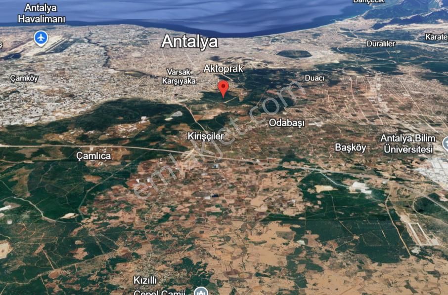 Antalya Kepez Aktoprak Kındıra Mevkiinde Satılık Villa Arsası - Görsel 3