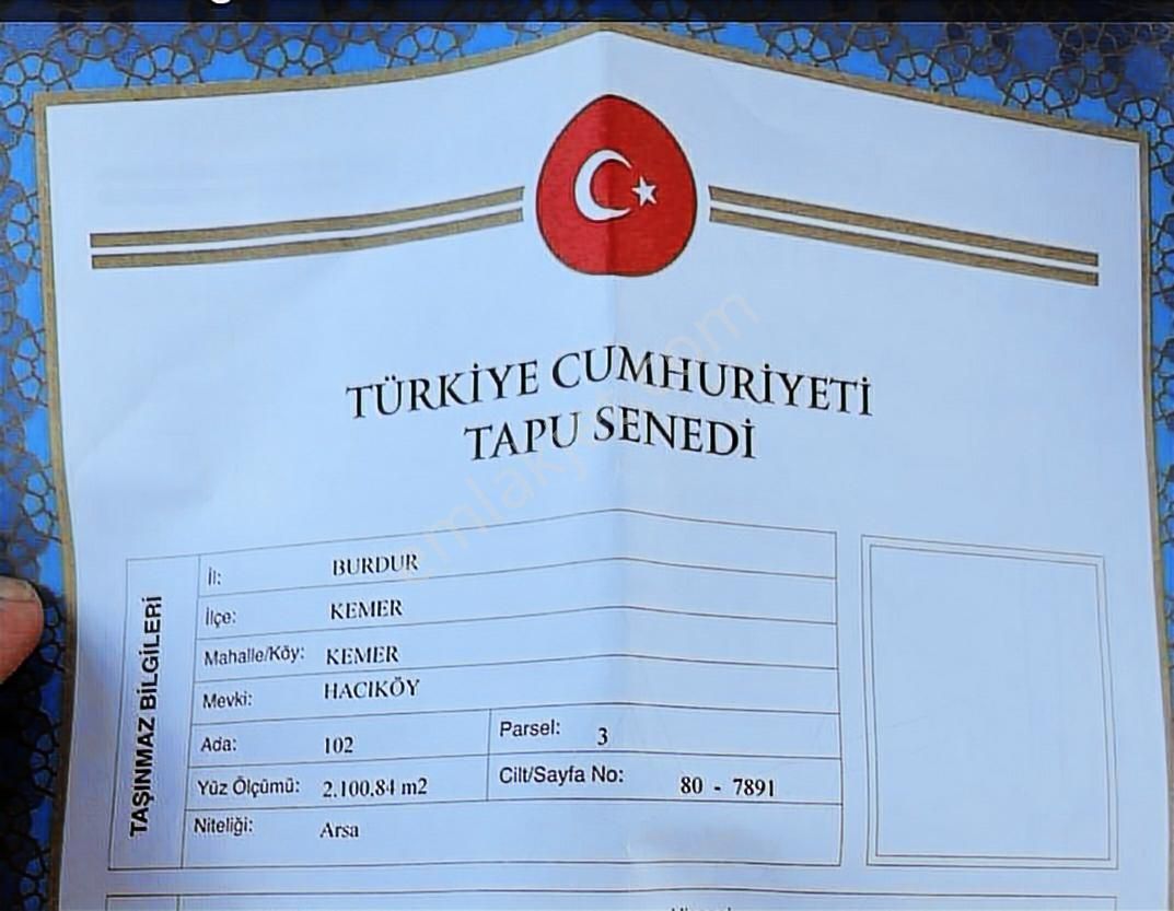 Kemer Kemer De 4200 M2 Her Amaca Uygun Ticari İmarlı Arsa - Görsel 7