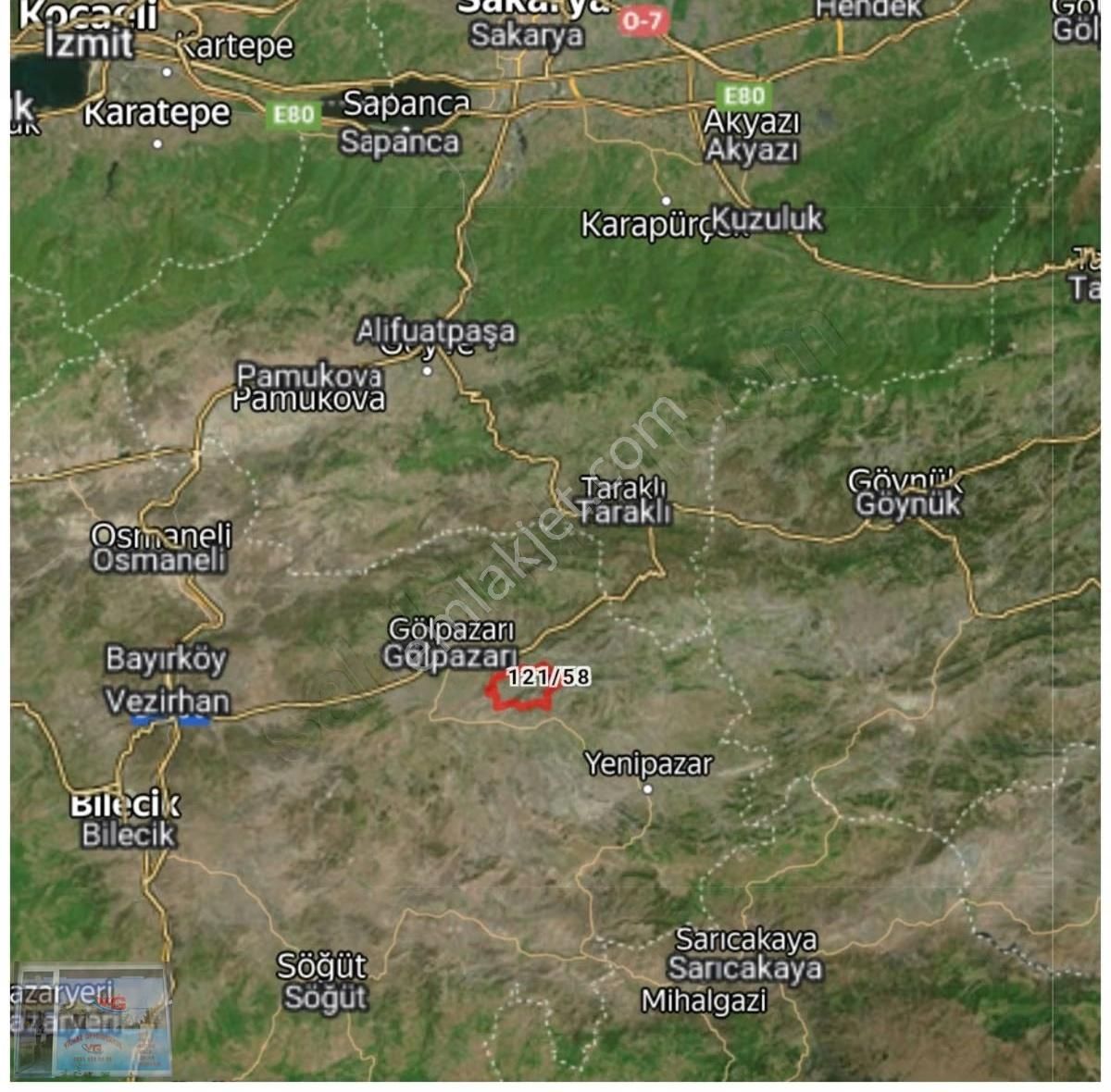 Bilecik Gölpazarı Dokuz Köyünde 1000 M2 Köye Ve Yola Yakın Tarla - Görsel 6