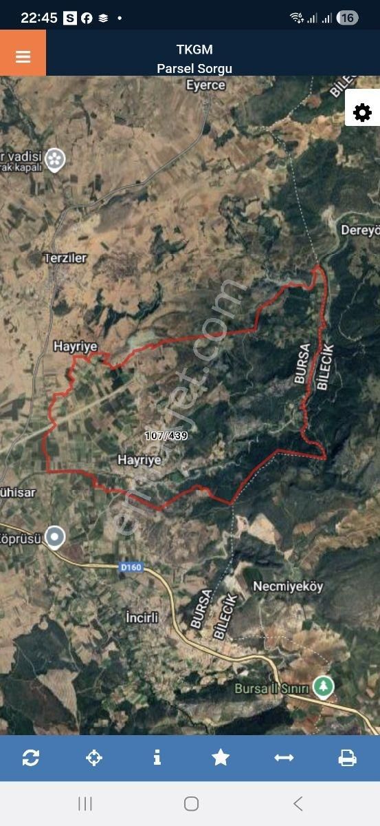 Bursa Yenişehir Hayriye Köyü' Nde (2200 M2) Satılık Tarla - Görsel 7