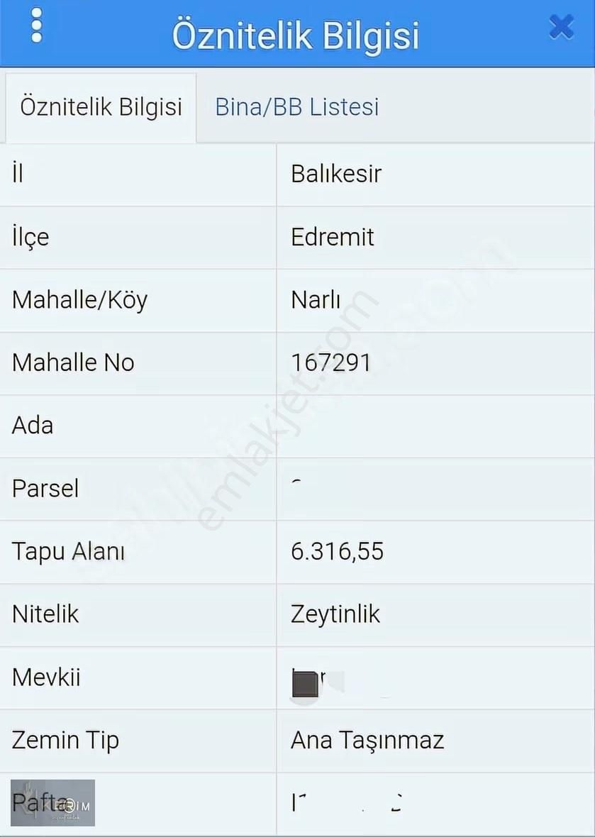 Kerim'den Satılık Narlı'da Yatırımlık Zeytinlik