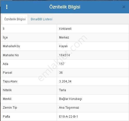 Kırklareli Merkede Satılık Kupon Tarla - Görsel 4