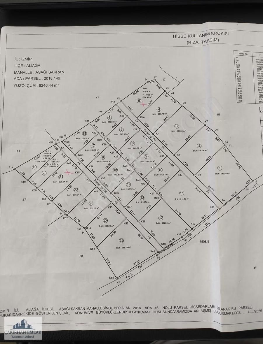 Yenişakran Da Merkeze Denize Ve Asfalta Yakın Satılık Zeytinlik - Görsel 2