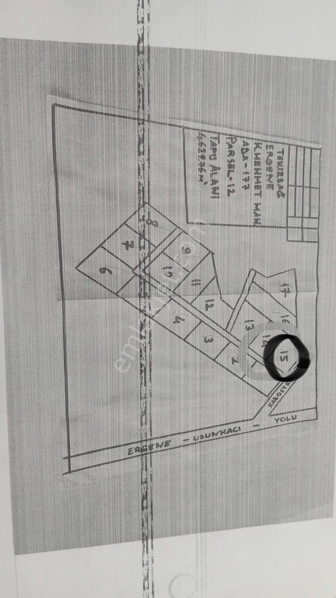 Tekirdağ Ergene’de-caddeye Yürüme Mesafesinde-nehrin Hemen Yanında-yatırımlık Arazi - Görsel 6