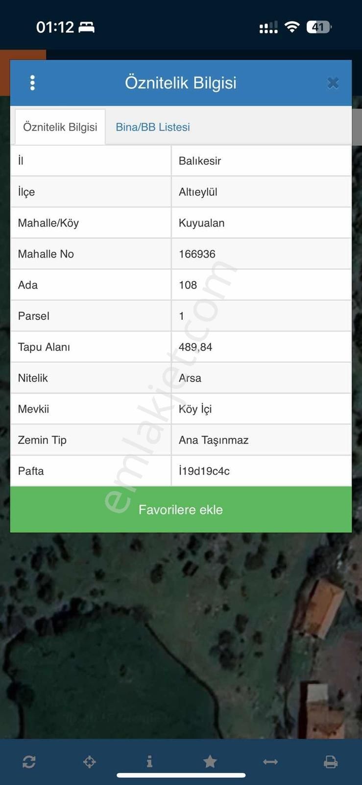 Setel Premiumdan Altıeylül Kuyualanda 490 M² Satılık Arsa - Görsel 2