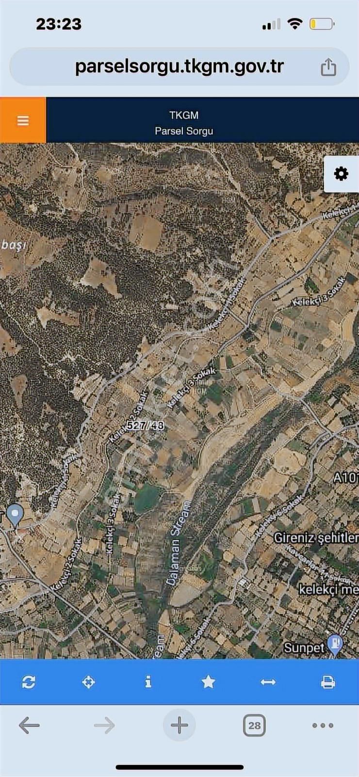 205 Mt Arazi. Kadastro Yolu Var. Hobi Bahçesine Uygun. Tek Tapu. - Görsel 3