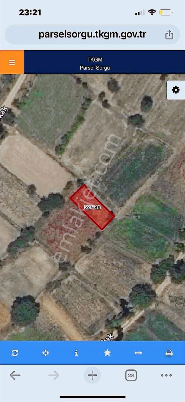 205 Mt Arazi. Kadastro Yolu Var. Hobi Bahçesine Uygun. Tek Tapu. - Görsel 10
