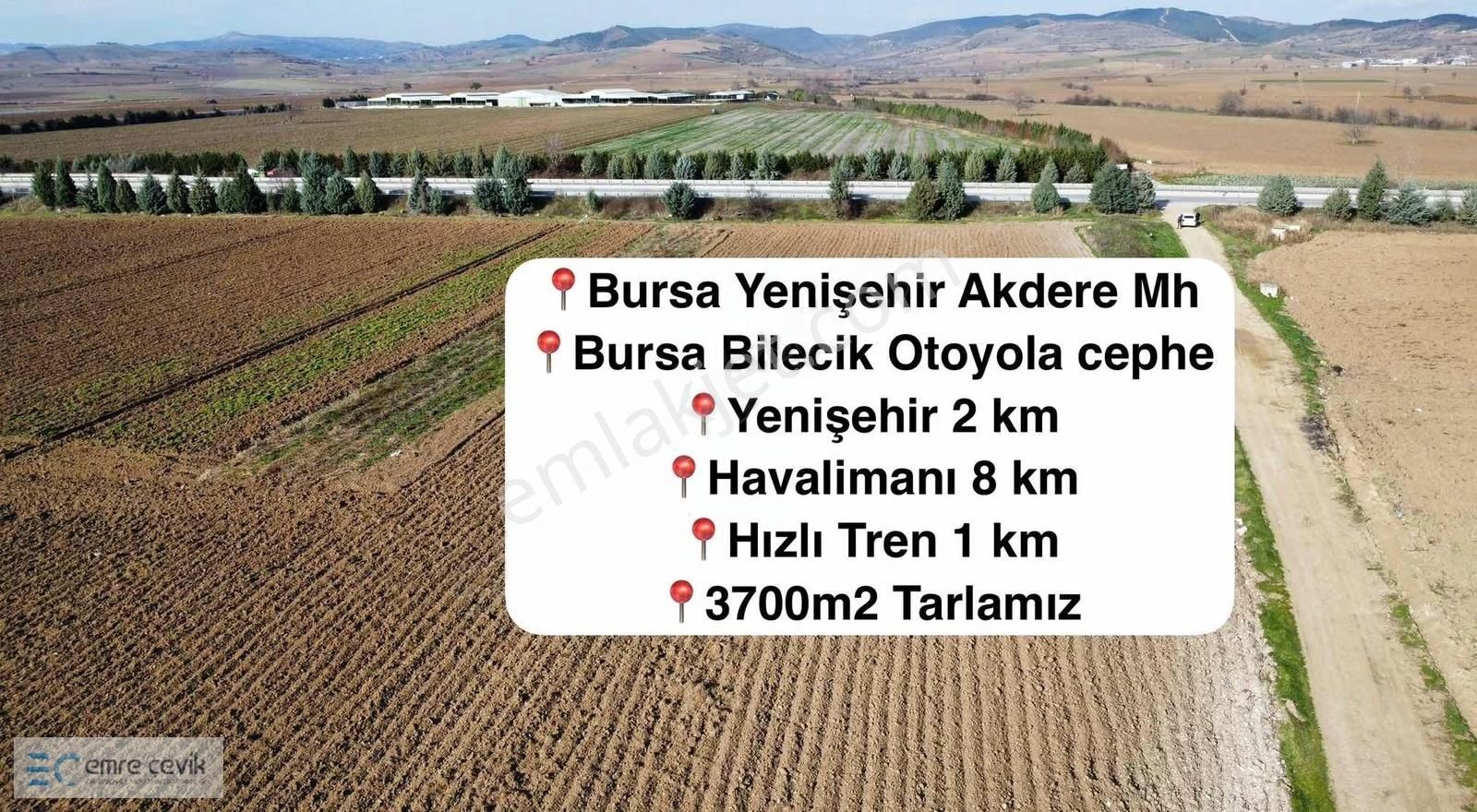 Emre Çevik'den Yenişehir Akdere Otoyola Cephe Tarla 3700m2 - Görsel 27